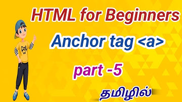 How to add link in HTML in Tamil, #codingsjaambavan #viralvideo #html5 #tech #codings #viral #html
