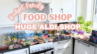 BUDGET FAMILY FOOD SHOP HAUL AT ALDI