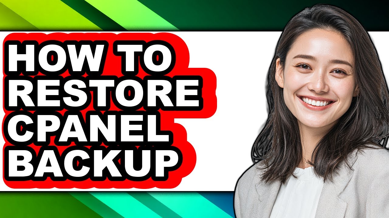 How to Restore Cpanel Backup - Step by Step - YouTube