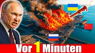 Ukrainische 3 Neptune-Raketen ZERSTÖREN chinesisches Drohnenschiff im Hafen von Sewastopol