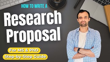 How to Write a Research proposal for Master and PhD Admission | Step by Step Guide