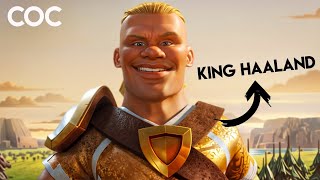 King Haaland 👑🗿 | Clash of funz #haaland #clashofclans #Animation #walking #attack