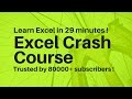 Excel Crash Course ☑️