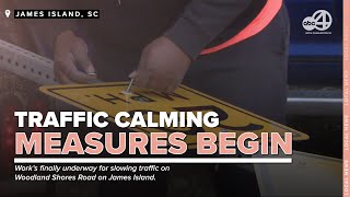 Woodland Shores Road On James Island Starts Receiving Traffic Calming Measures