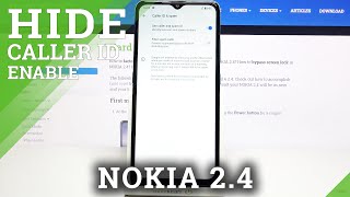 How to Show Hide Caller ID in NOKIA 2.4 – Private Number screenshot 4