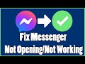 How to Fix Messenger Not Opening | Fix FACEBOOK MESSENGER APP NOT WORKING ANDROID Samsung