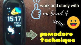 Mi band 4 pomodoro technique screenshot 4
