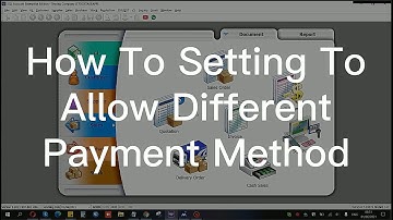 How To Setting To Allow Different Payment Method 如何设置各种付款方式 | SQL POS