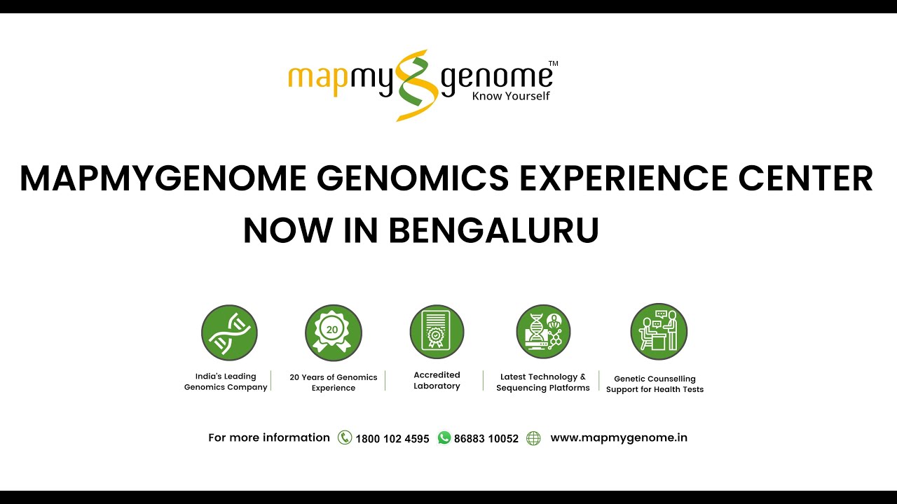 Mapmygenome's Genomics Experience Center in Bengaluru YouTube