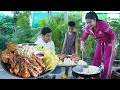 3 Country chefs make delicious shrimp and chicken fried rice - Cook and Eat