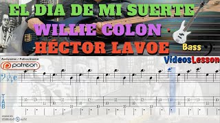 Video thumbnail of "🤑El Dia De Mi Suerte Bajo electrico ( Pdf+Guitarpro+Backing Track)👉🎧"