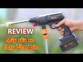 REVIEW   Trên tay Máy rửa xe chạy bằng pin Siêu Mạnh test thực tế như nào