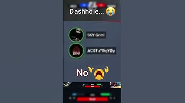 Dashhole...😭