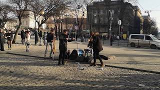Lviv street musicians / Львівські вуличні музиканти