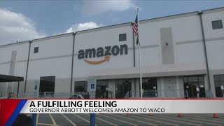 Governor Abbott, local officials welcome Amazon to Waco