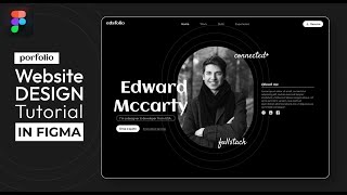 Portfolio Website UI/UX Design Figma Tutorial || DVxUI