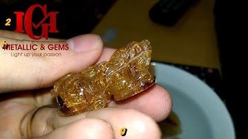 Tỳ hưu thạch anh tóc cam đồng ánh titan rực rỡ