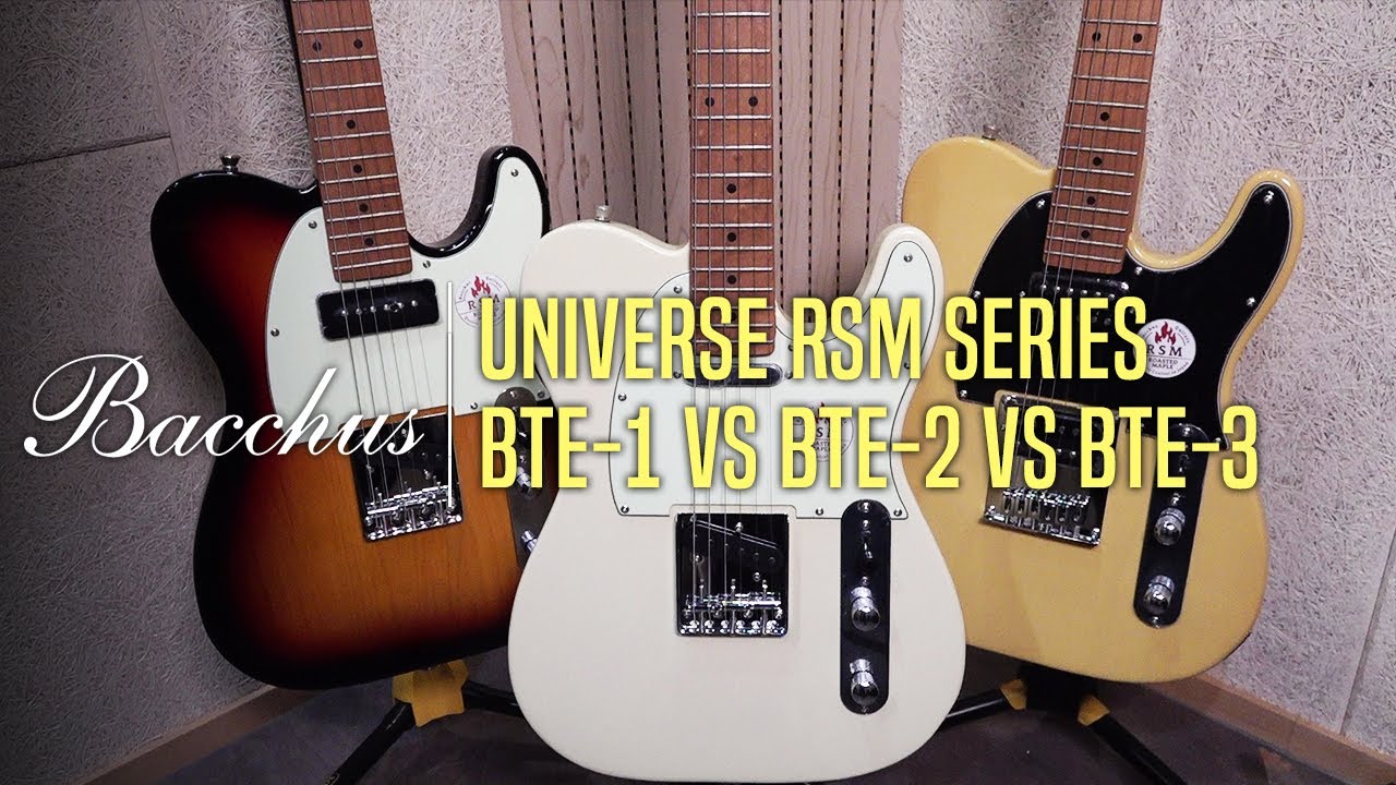Bacchus Universe Series BTE-1-RSM VS BTE-2-RSM VS BTE-3-RSM Review
