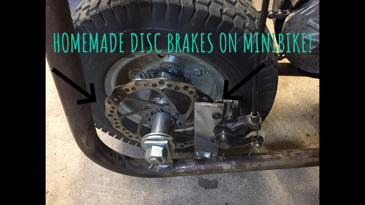 Disc Brakes for Minibike - YouTube