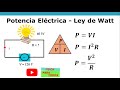 Potencia Eléctrica - Ley de Watt