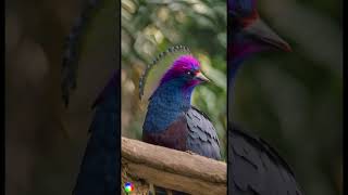 Witness the Majesty: Victoria Crowned Pigeon Up Close!