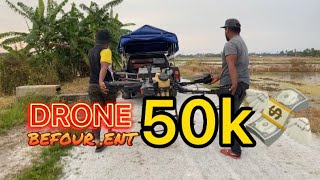 DRONE MERACUN SAWAH PADI 50k