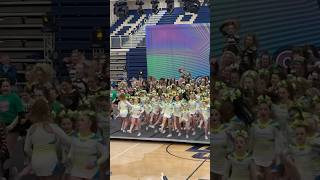 Cheerleaders do the Cupid Shuffle