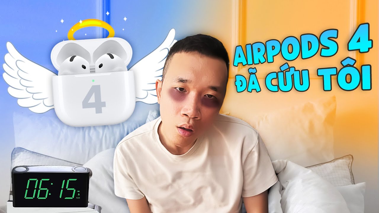 AirPods 4 thiet ke open-ear hai phien ban thuong va ANC