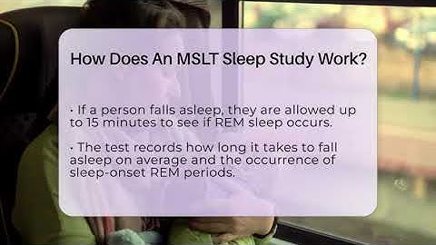 How Does An MSLT Sleep Study Work? - Sleep Apnea Support Network