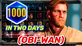 How To MAX Obi-Wan Kenobi In TWO DAYS!!!