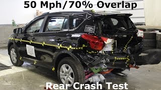 2013-2018 Toyota Rav4 FMVSS 301 Rear Crash Test (50 Mph)