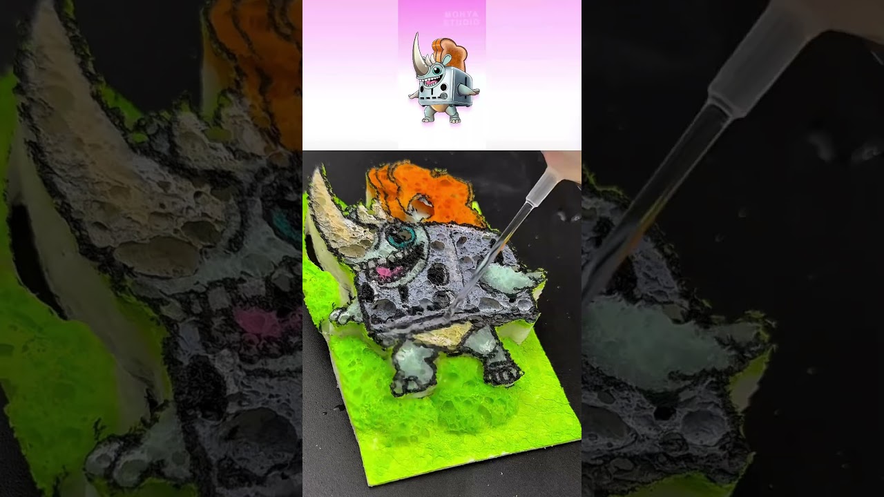 I drew Sprunki Italian brainrot Rhino Toasterino Phases 