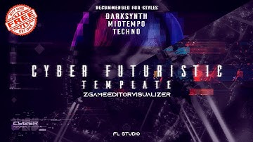 FREE / Audio Visualization / Cyber Futuristic / Template / ZGameEditorVisualizer / FL Studio 20.8.4