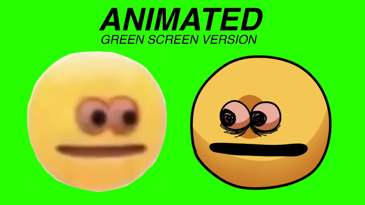 Animated Cursed Emoji Green Screen Ver Youtube