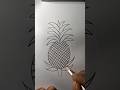 Pineapple Drawing very easy #shots #fruit #artclass #drawingideas #sketch