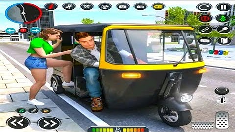 Real Rickshaw Game - Taxi Game - Gameplay Walkthrough New Mobile Games 2023