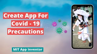 How To Create App For Covid Precautions At Home Using MIT App Inventor 2 [ Demo ] screenshot 3