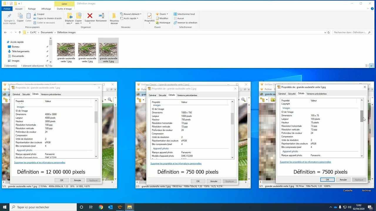 Comment trouver la définition d'une image sous Windows ? - YouTube