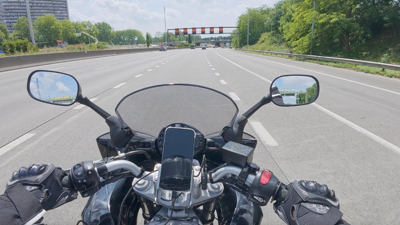 POV Riding Yamaha FZ6 Through Traffic and Speed | City + Highway in 4K