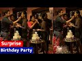 Aishwarya  midnight surprise birt.ay party full  filmy focus  tamil
