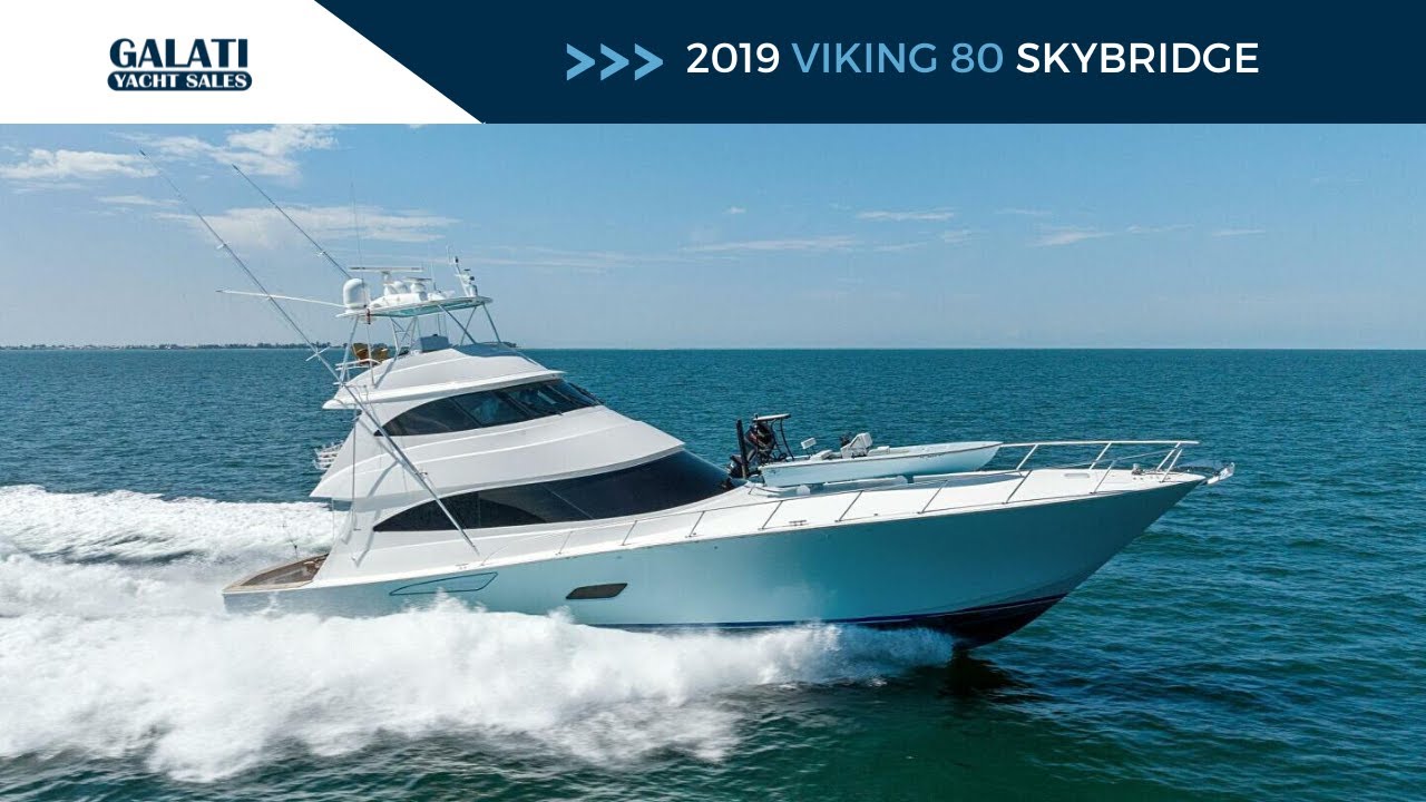 SOLD - 2019 Viking 80 Skybridge 