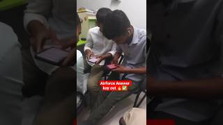 Airforce Answer key out ✅🔥#shortvideo #ytshorts #airforceexam #answerkey #defenceexam 😱