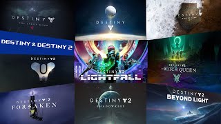 DESTINY 1 & 2 ALL TITLE SCREENS / FULL MUSIC (YEAR: 2014 - 2023)