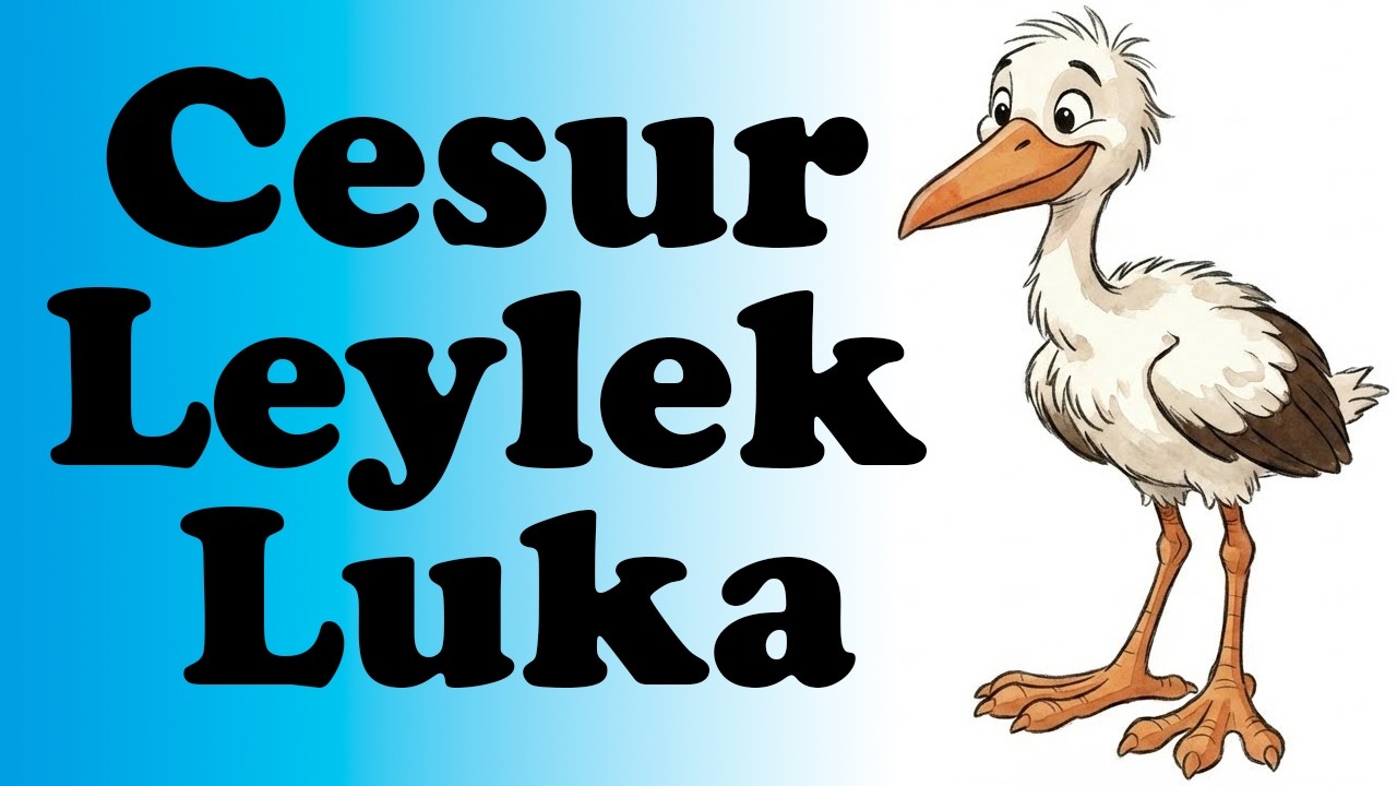 Cesur Leylek Luka #çocukhikayeleri #eğiticihikaye #okulöncesi #çocukgelişimi #çocukşarkısı #kidbooks