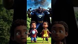 Superhero Kids vs Villain 😈🦸‍♂️ Epic Fight | Action Video for Kids #shorts