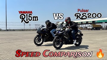 Yamaha R15M Vs Pulsar RS 200 BS7 Comparison Test Drag Race | MANVEER SINGH