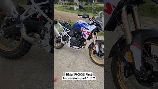 BMW F900GS First Ride Impressions 1 of 2 #f900gs #adv