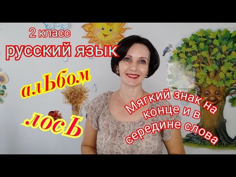 2 класс. Русский язык. "Мягкий знак на конце и в середине слова"