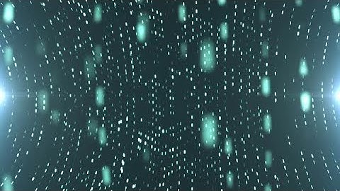 Cyan Lights Wall Stock Motion Graphics