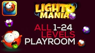 Lightomania: Level 1-24 Playroom - 3 Star Guide │ Redline69 Games screenshot 2